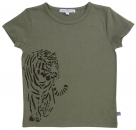 Enfant Terrible T-Shirt Tigerdruck Forestgreen