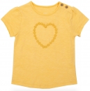 Kite Mädchen T-Shirt Herz Gelb