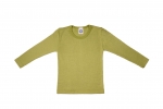 Cosilana Kinder Unterhemd 1/1 Arm Wolle/Seide uni Grün
