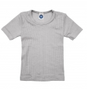 Cosilana Unterhemd 1/4 Arm Baumwolle/Wolle/Seide Grau