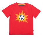 Kite Kids T-Shirt Fußball Rot