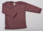 Lilano Shirt Wolle/Seide Schulterverschluss Mauve