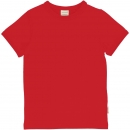 Maxomorra T-Shirt Uni Rubinrot
